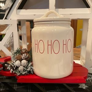 Rae Dunn “Ho Ho Ho” canister